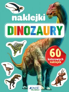 Dinozaury 60 kolorowych naklejek okladki max